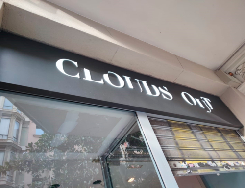 Rètols i vinil per Clouds Outlet
